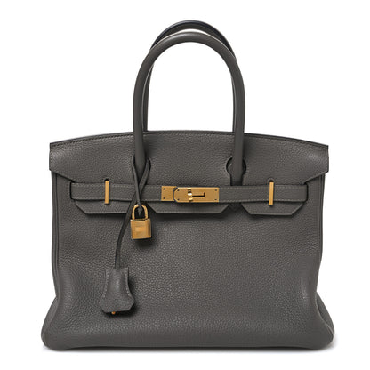 Hermes Togo Birkin 30 Gris Meyer 1 of 11