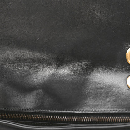 Gucci Calfskin Matelasse Medium GG Marmont Shoulder Bag Black 10 of 13