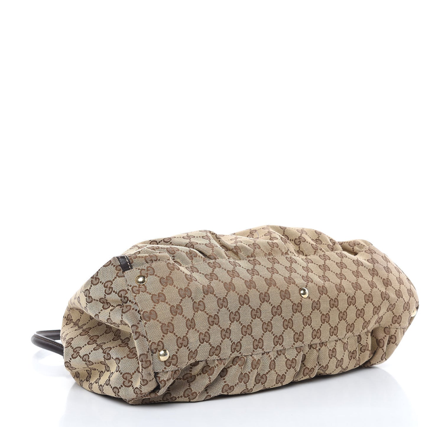 Monogram Large D Gold Hobo Dark Brown