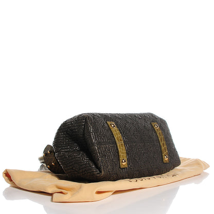 Louis Vuitton Monogram Motard Alligator Biker Vert Black 4 of 7