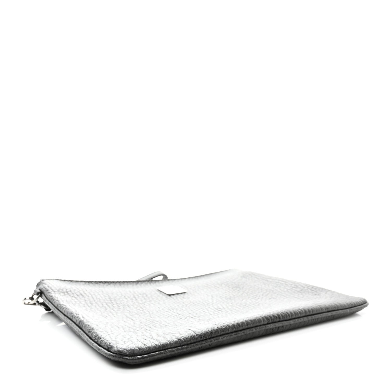 MCM Visetos Medium Stark Wristlet Pouch Phantom Grey 4 of 9