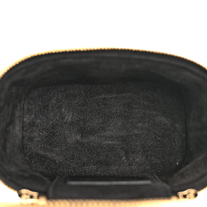 Christian Dior Lambskin Cannage Micro Lady Dior Vanity Case Black 5 of 12