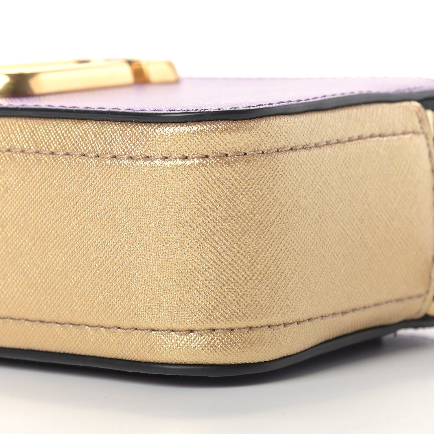 Marc Jacobs Saffino Small Snapshot Camera Bag Purple Gold 10 of 10