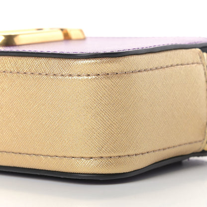 Marc Jacobs Saffino Small Snapshot Camera Bag Purple Gold 10 of 10