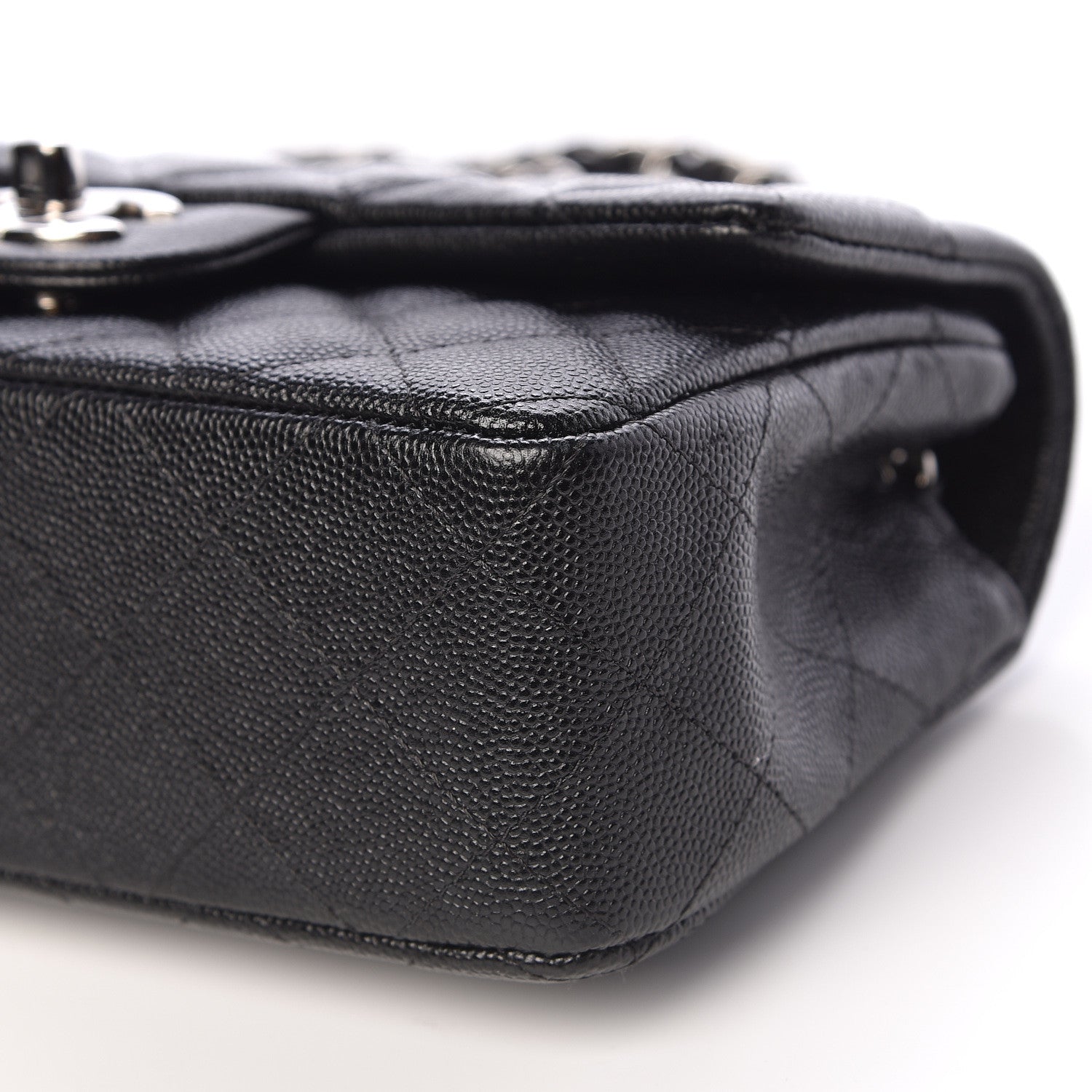 Chanel Caviar Quilted Mini Rectangular Flap Black 9 of 11