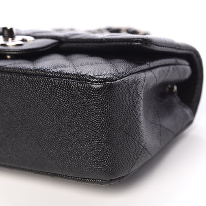 Chanel Caviar Quilted Mini Rectangular Flap Black 9 of 11