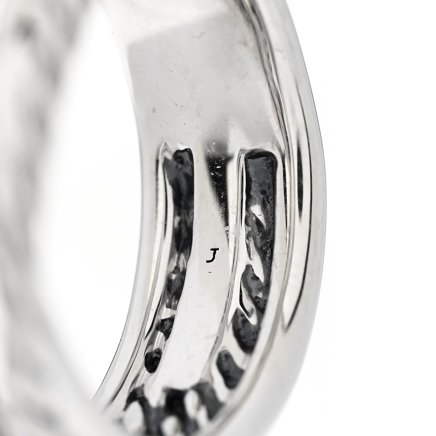 Sterling Silver 18K Yellow Gold 6mm X Crossover Ring 47 4