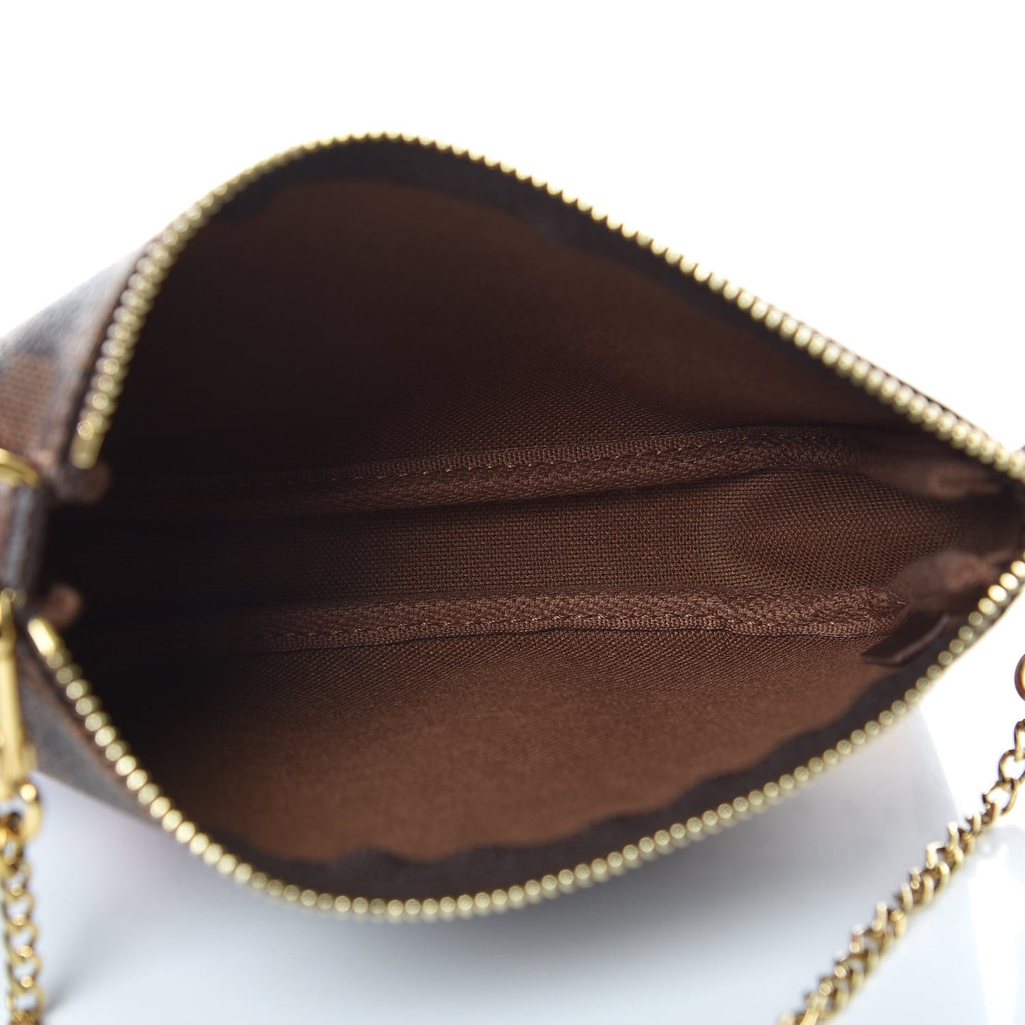 Damier Ebene 2016 Christmas Animation Mini Pochette Accessories