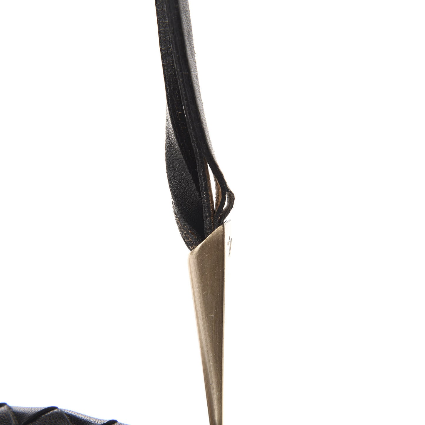Nappa Intrecciato Crossbody Black