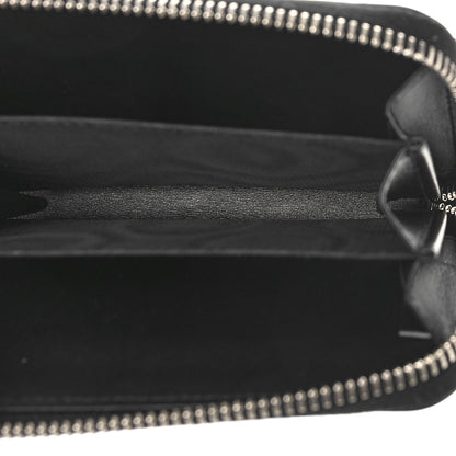 Dolce & Gabbana Calfskin Debossed Logo Small Zip Around Wallet Black 5 of 8