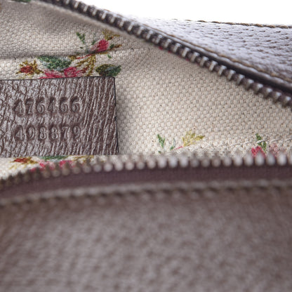 Gucci GG Supreme Monogram Web Neo Vintage Shoulder Bag Beige New Acero Crop 7 of 8