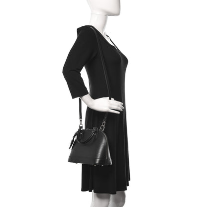 Louis Vuitton Epi Alma BB Black 2 of 9