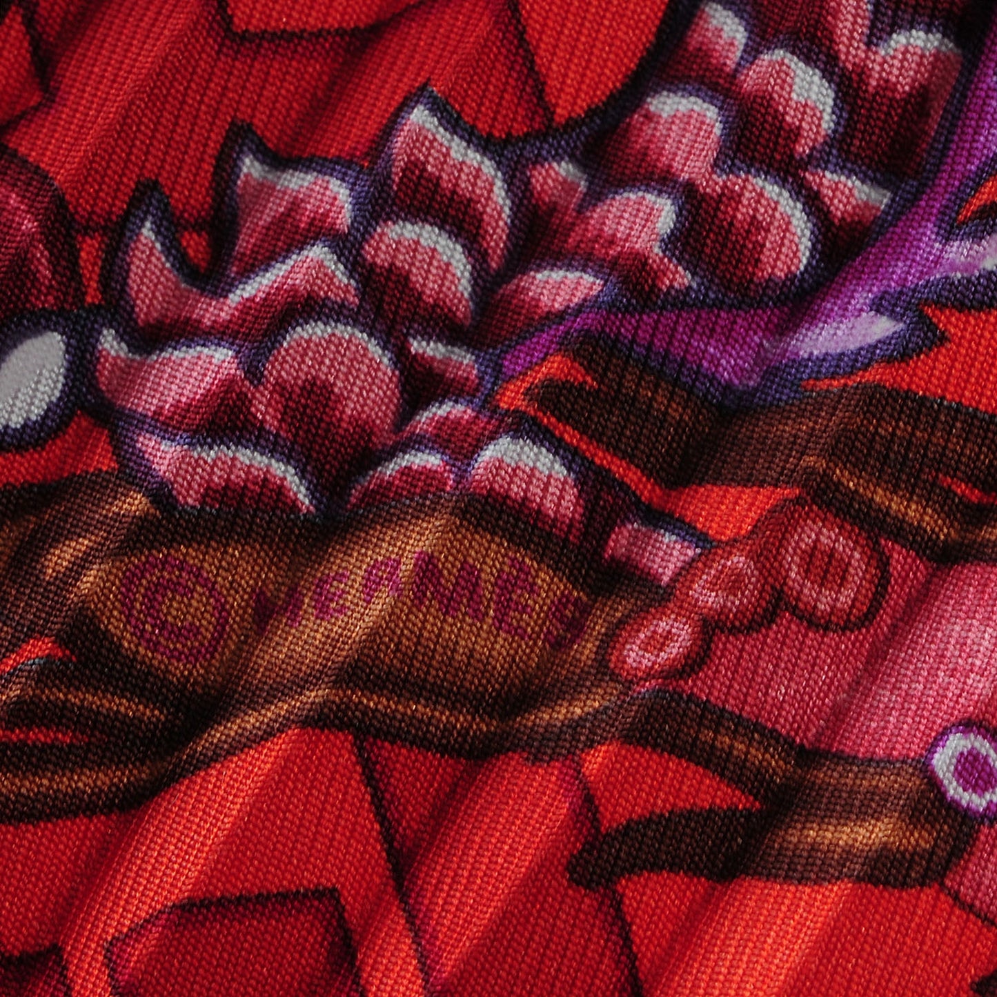 Silk Plisse Turandot Scarf 90
