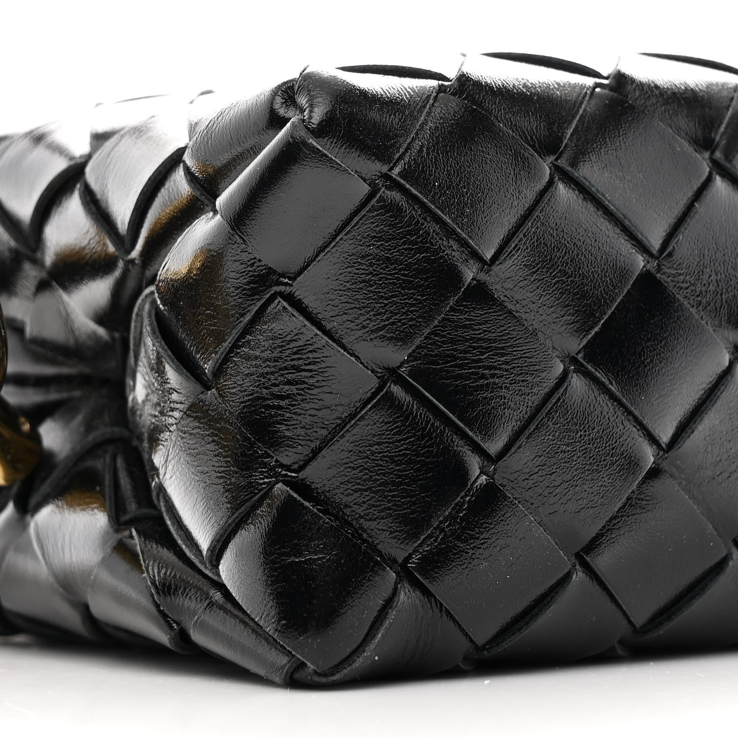 Bottega Veneta Nappa Intrecciato Metallic Knot Mini Loop Camera Bag Black 8 of 9