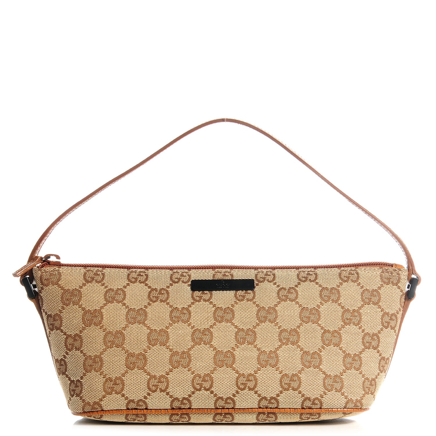 Gucci Monogram Boat Pochette Brown 1 of 7