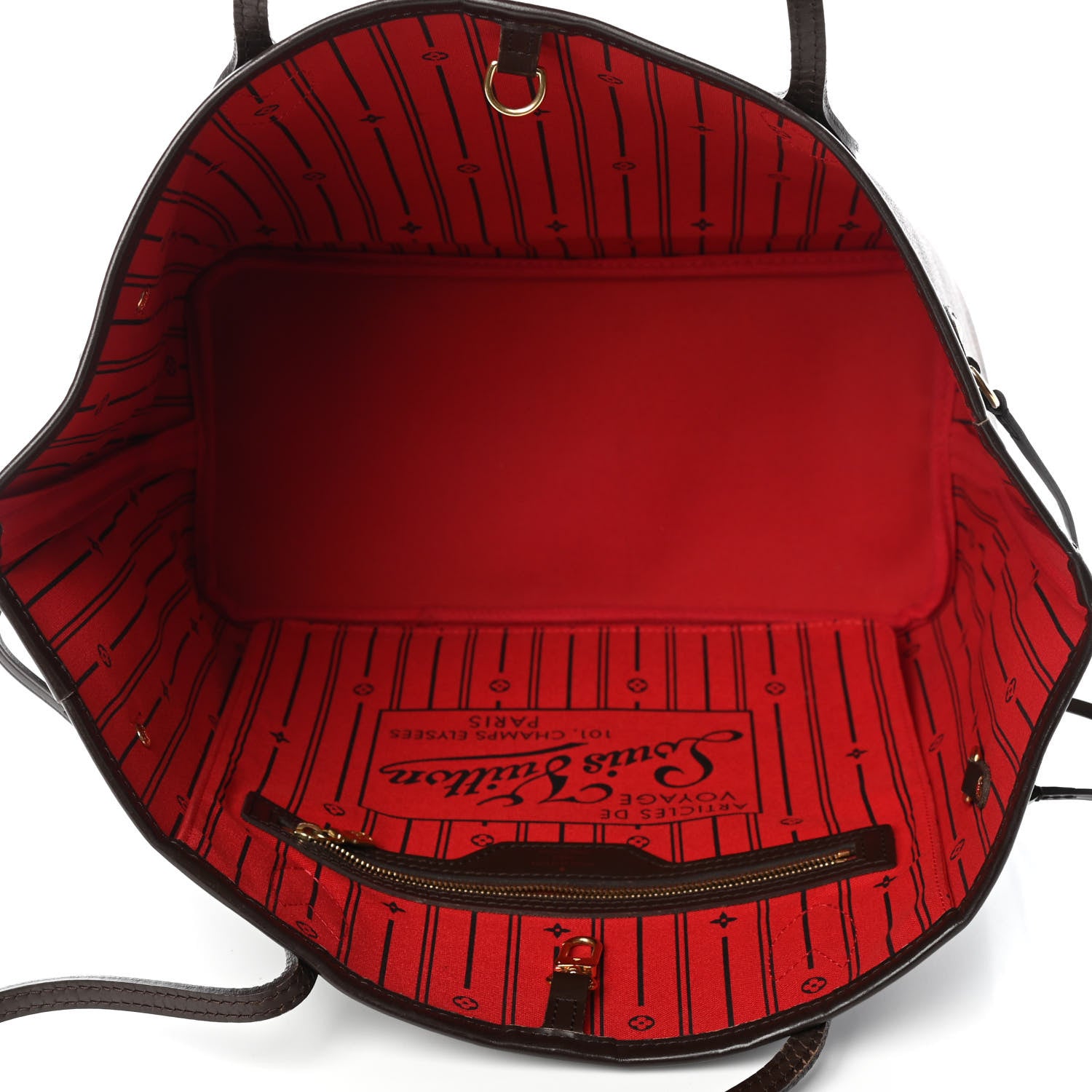 Louis Vuitton Damier Ebene Neverfull MM 4 of 4