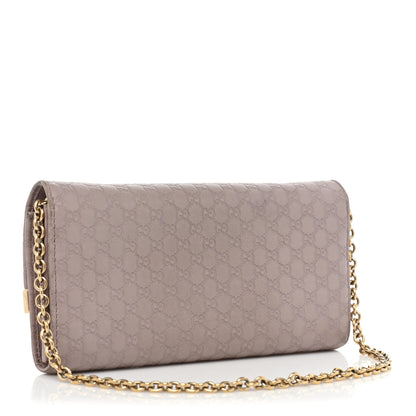 Gucci Soft Microguccissima Dice Chain Wallet Mauve 3 of 19