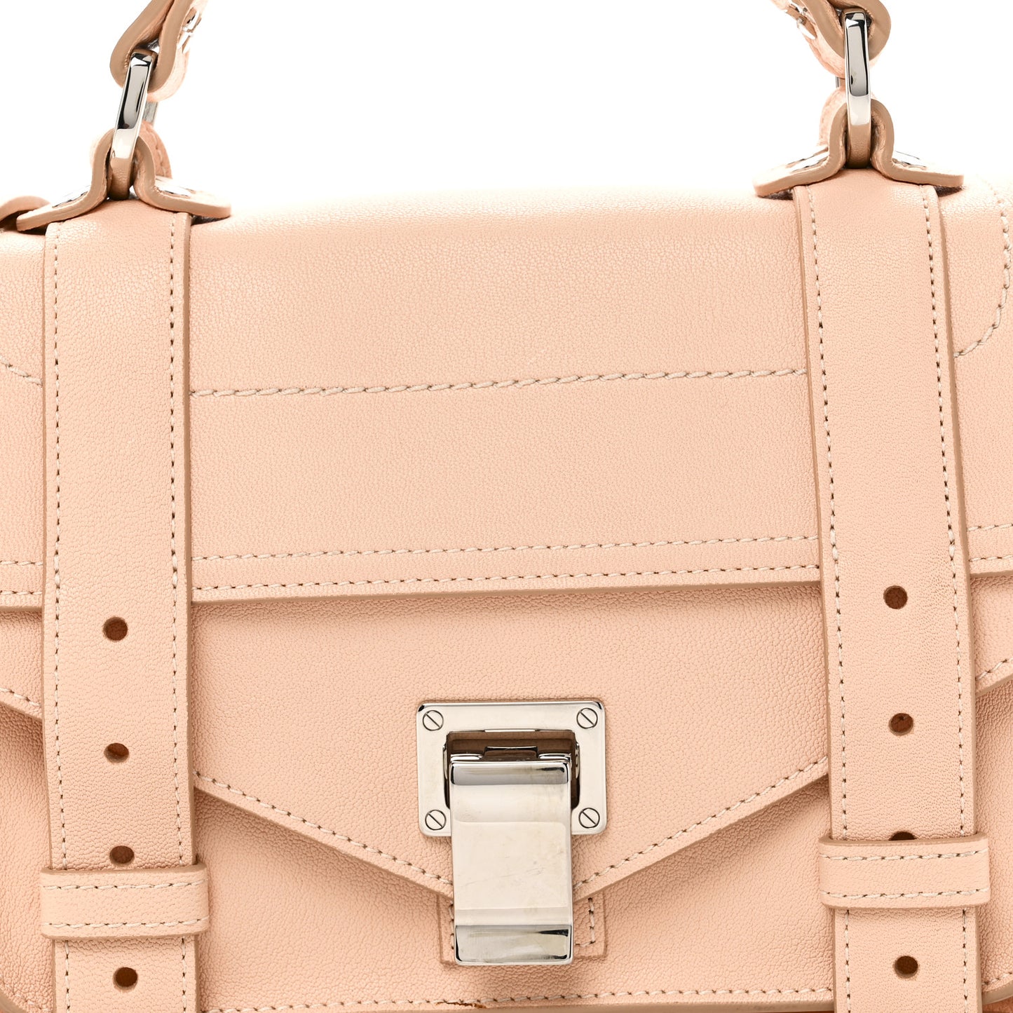 Lambskin Tiny PS1 Satchel Peach