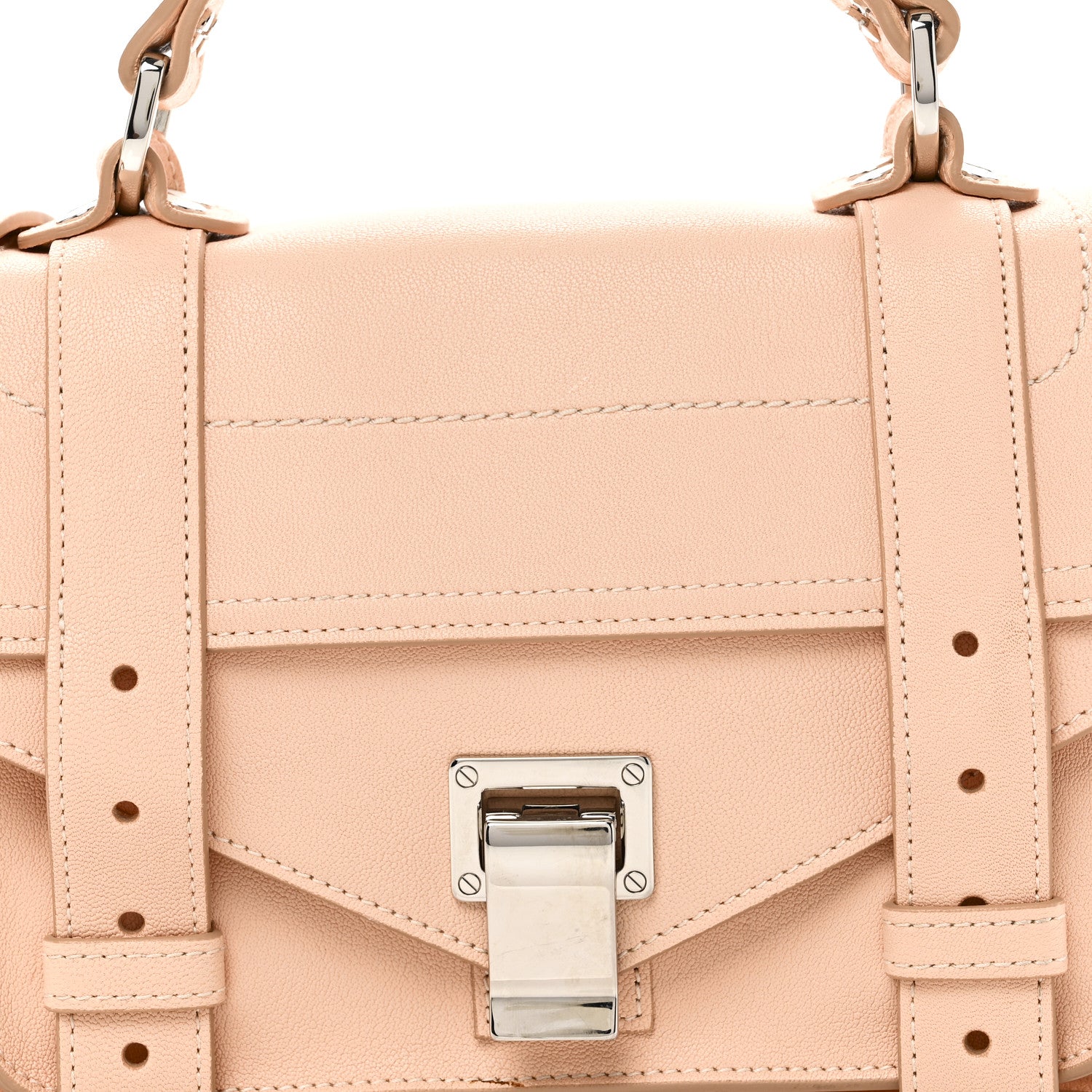 Proenza Schouler Lambskin Tiny PS1 Satchel Peach 7 of 10