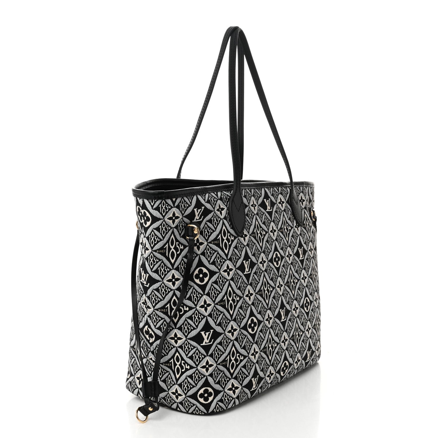 Louis Vuitton Jacquard Since 1854 Neverfull MM Grey 4 of 10