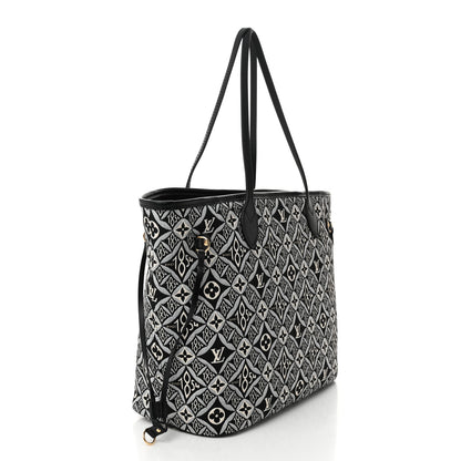 Louis Vuitton Jacquard Since 1854 Neverfull MM Grey 4 of 10
