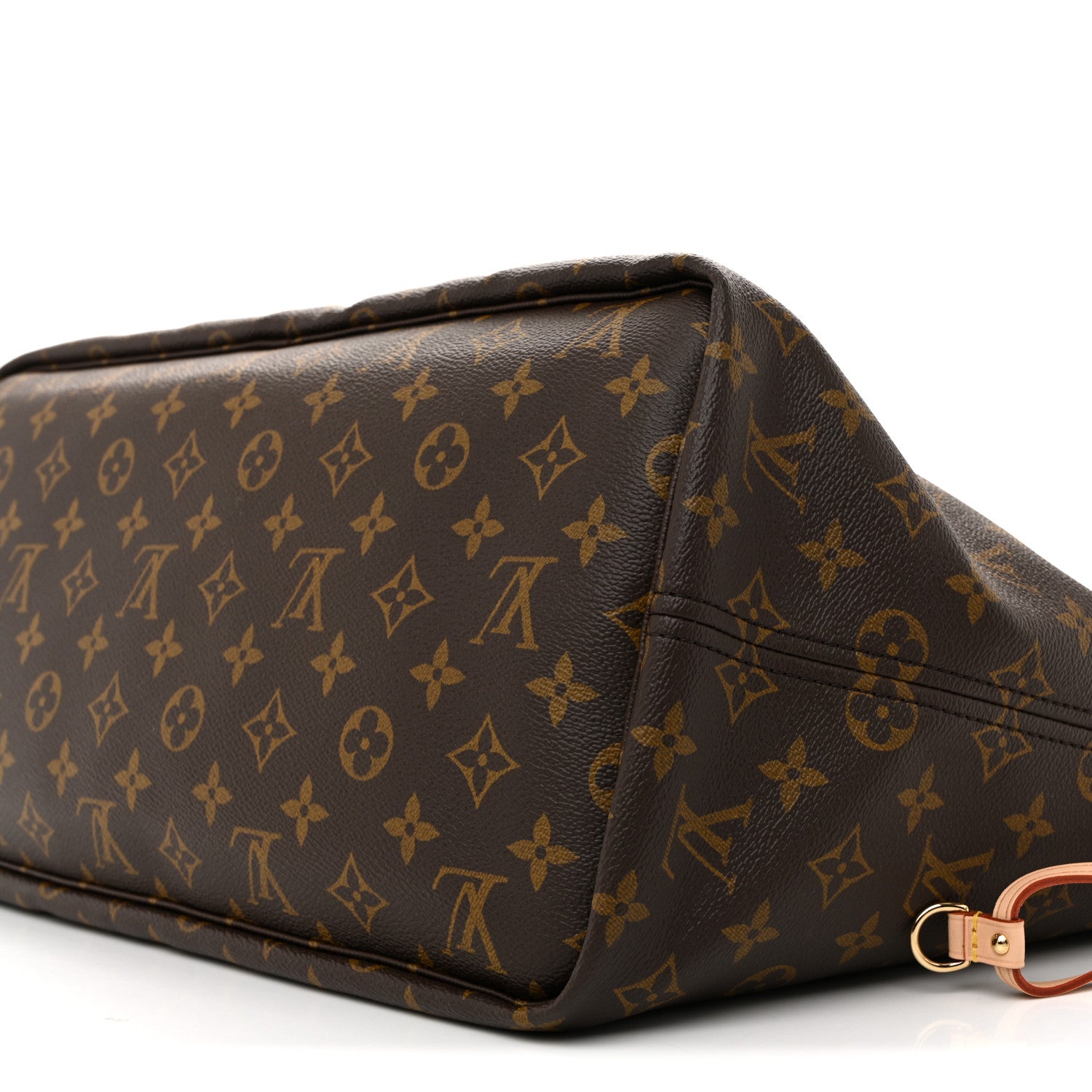 Louis Vuitton Monogram Stamped Inside Out Neverfull Bandouliere GM Beige 10 of 12
