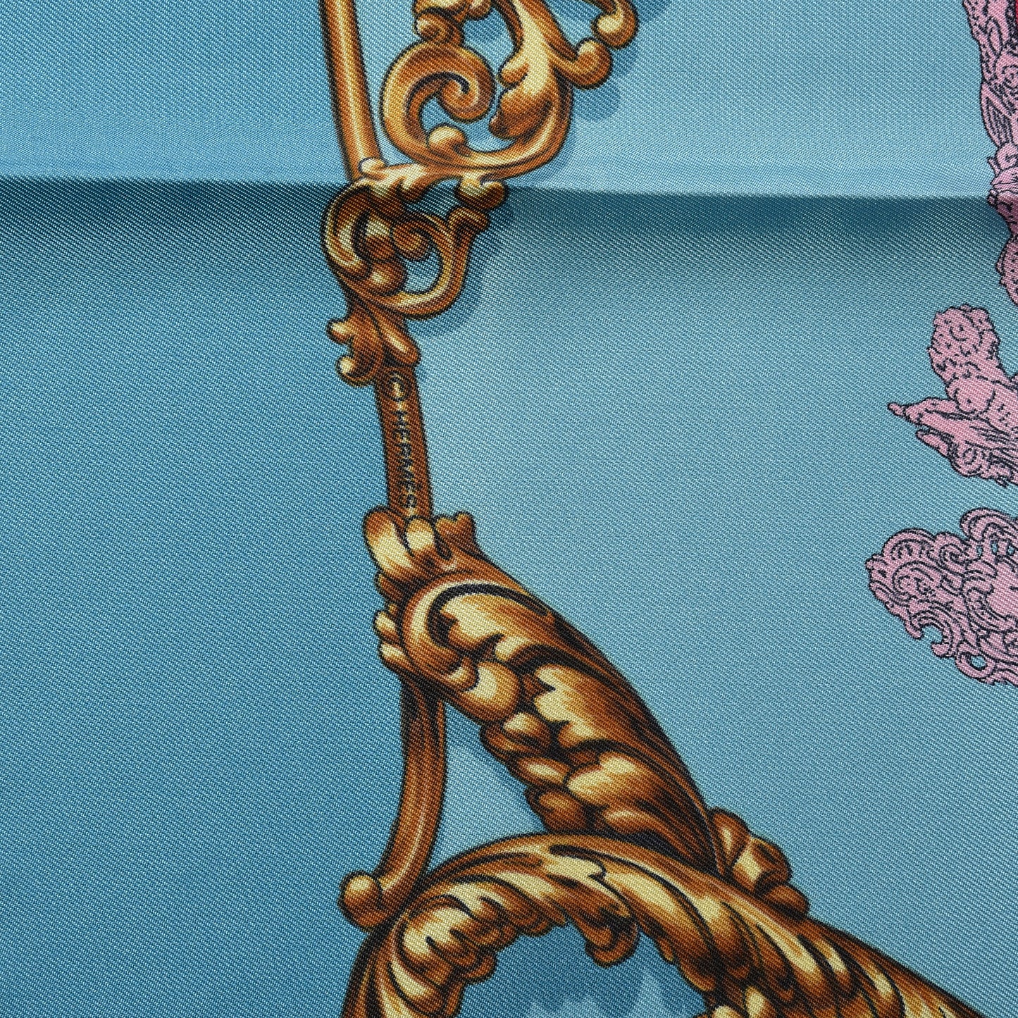 Silk Carrolses D'or Scarf 90