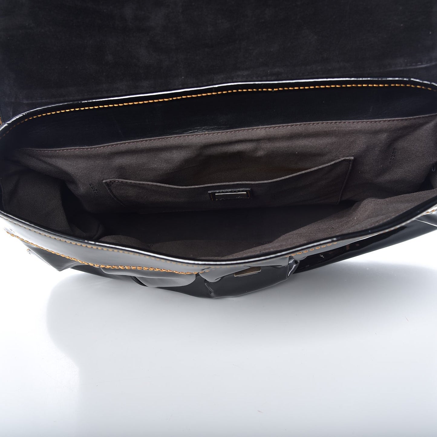 Patent Large B Bag Black