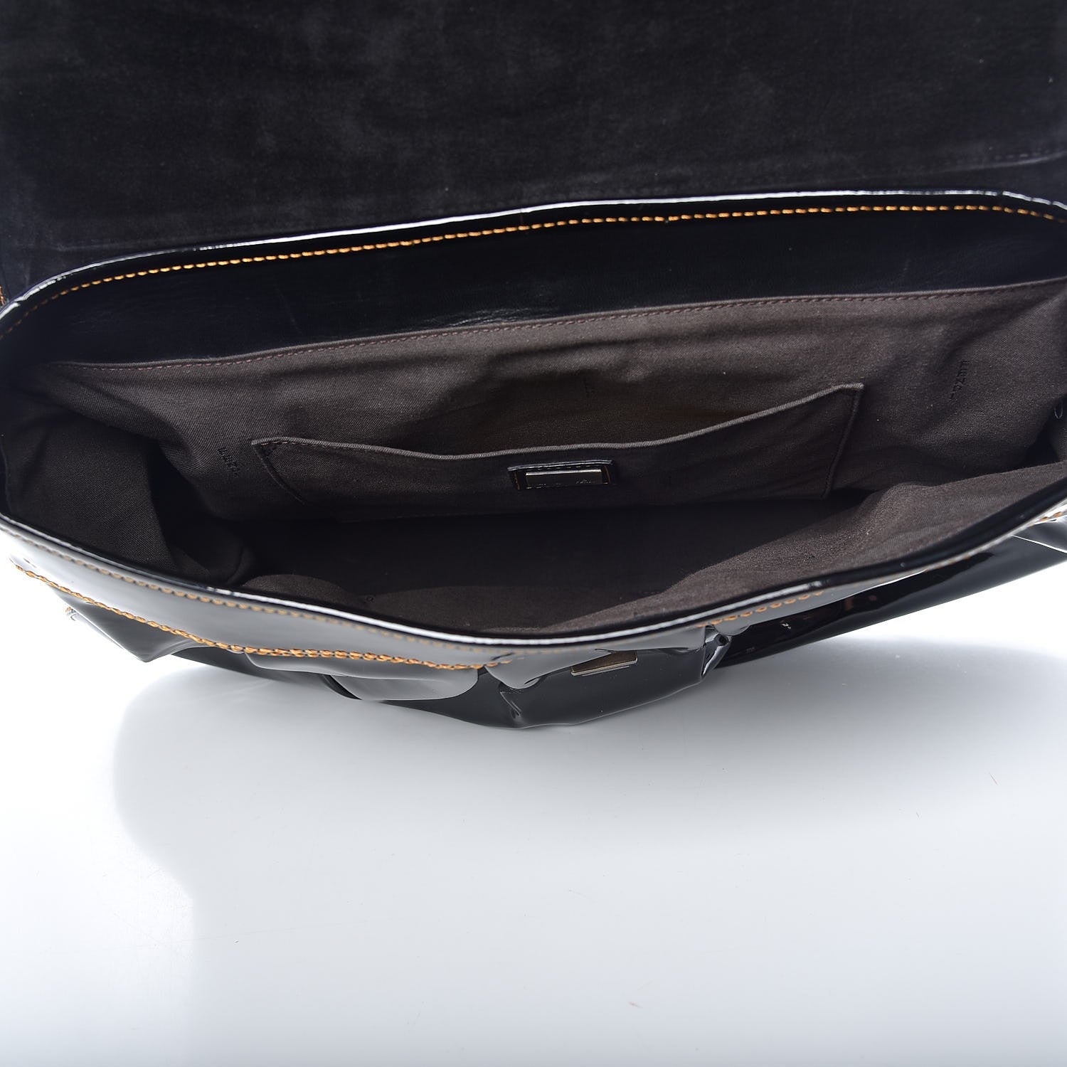 Fendi Patent Large B Bag Black 5 of 8