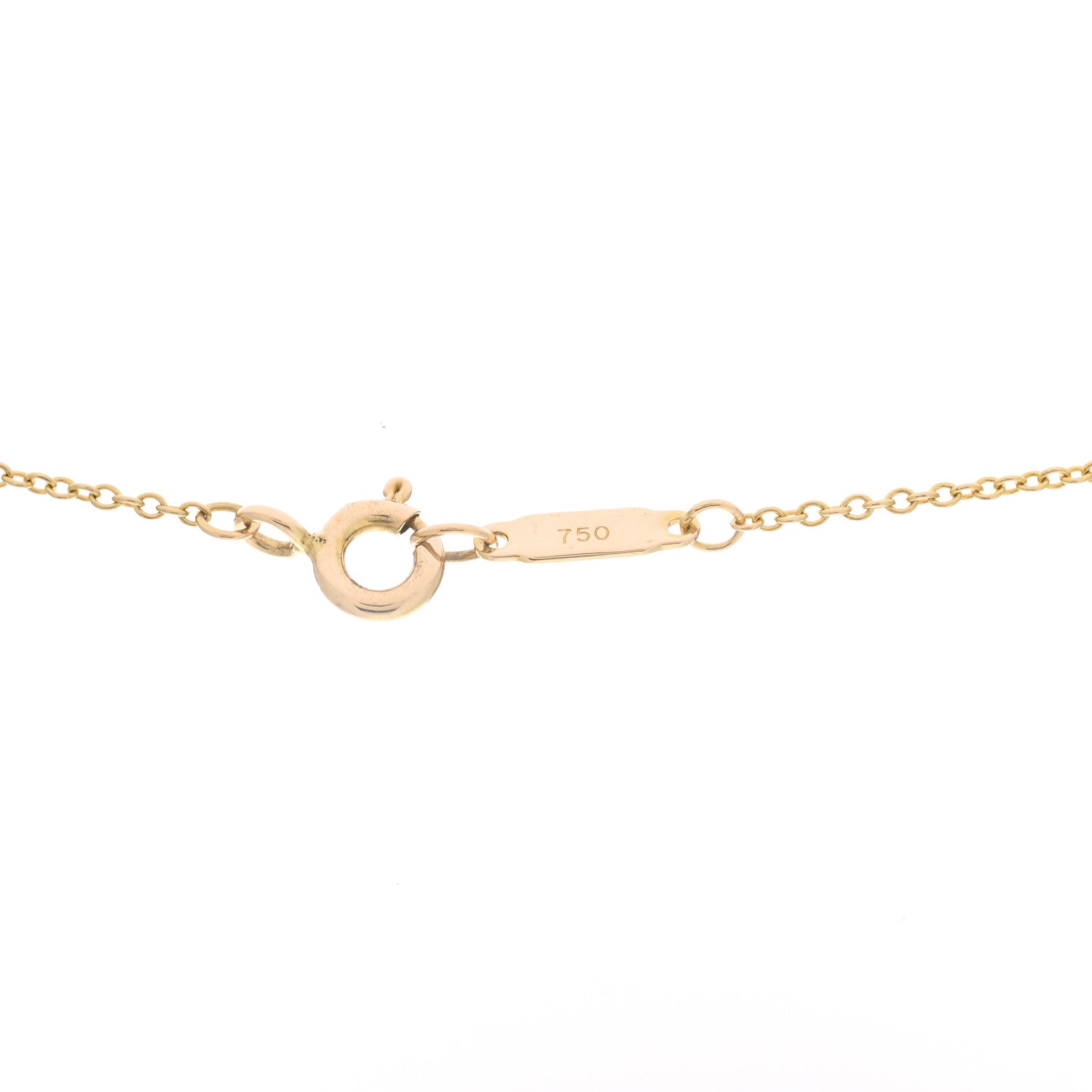 Tiffany 18K Rose White Gold Diamond Double Heart Pendant Necklace 6 of 6