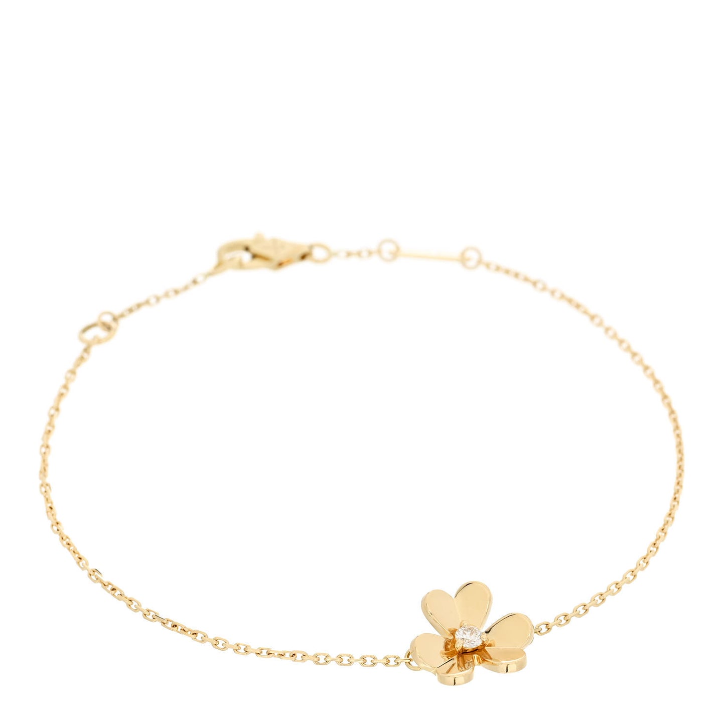 18K Yellow Gold Diamond Mini Frivole Bracelet