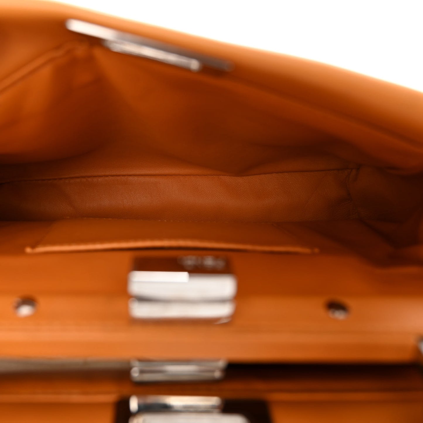 Nappa Mini Peekaboo Iconic Satchel Giallo Syrup