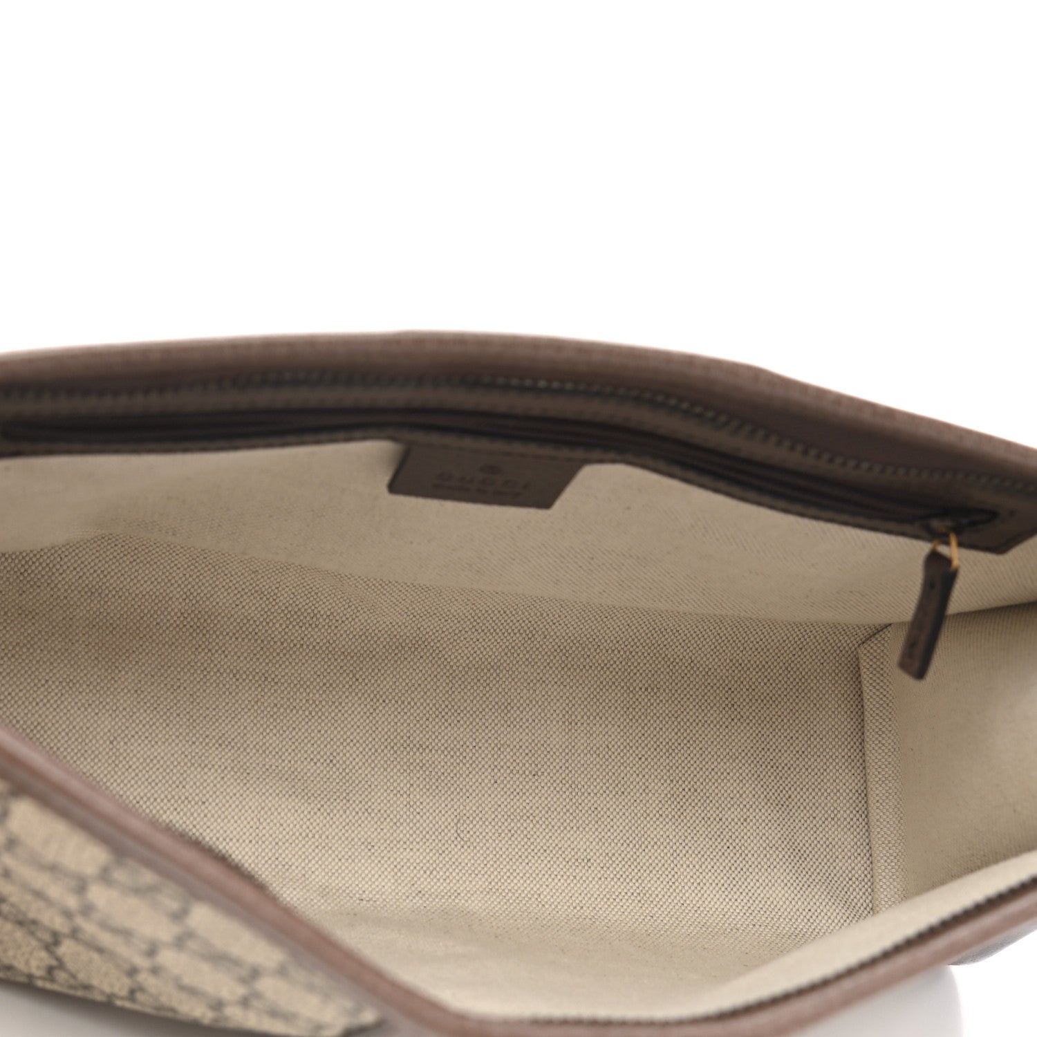 Gucci GG Supreme Monogram Web Toiletry Case Brown 5 of 8