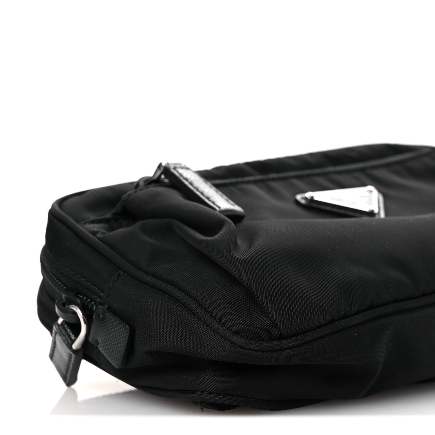Prada Re-Nylon Saffiano Belt Bag Black 7 of 11
