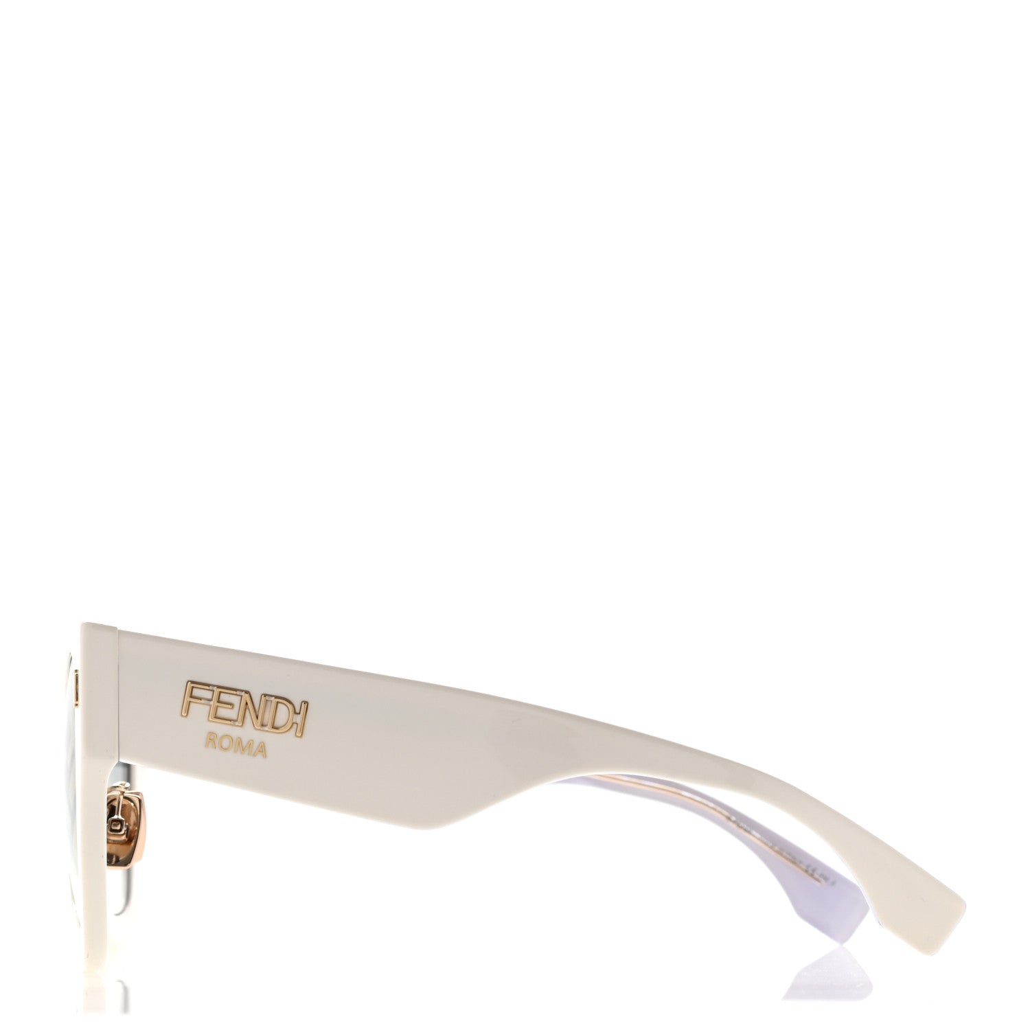 Fendi Acetate FF Sunglasses FF 0434/G/S White Gold 3 of 9