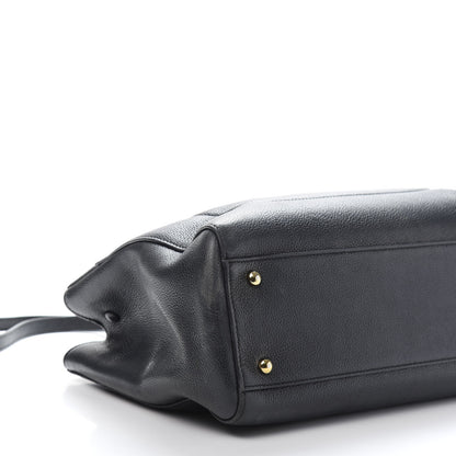 Chanel Grained Calfskin Small Neo Executive Shopper Tote Black 9 of 15
