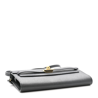 Hermes Epsom Kelly Wallet To Go Black 4 of 11