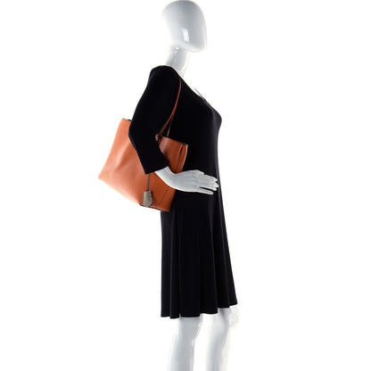 Fendi Cuoio Romano Selleria Bi-Color Carla Shopping Tote Orange Stone 3 of 11