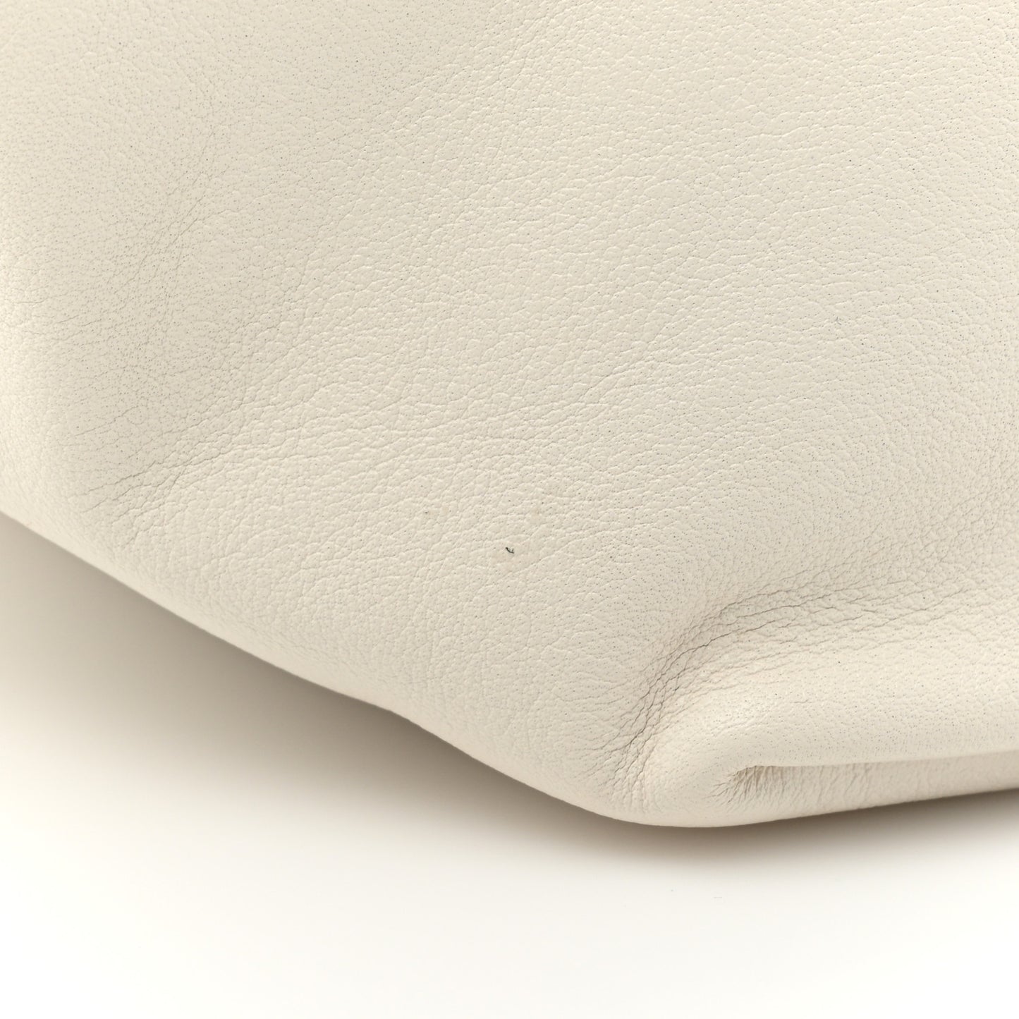 Calfskin Mini Double Knot Bag White