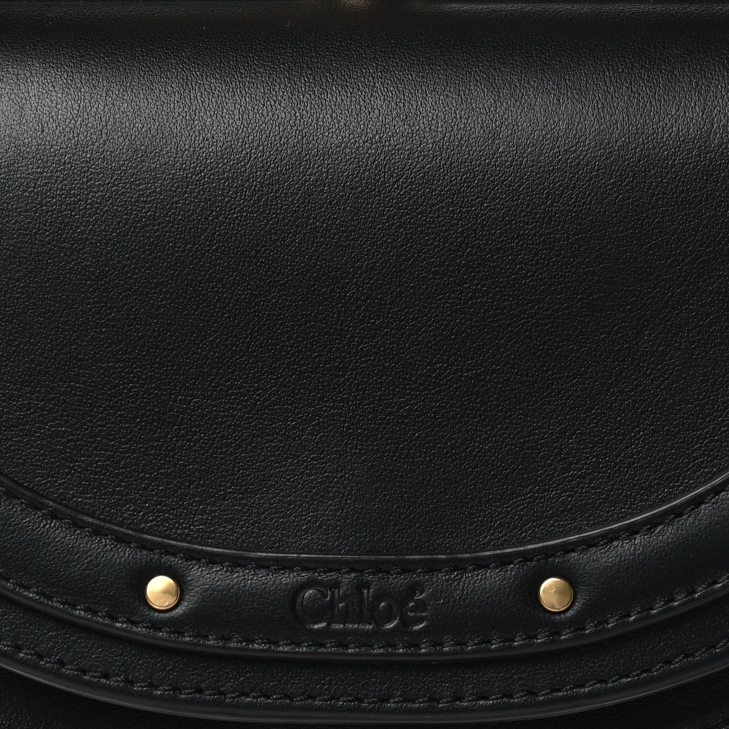 Chloe Calfskin Small Nile Bracelet Minaudiere Bag Black 9 of 11