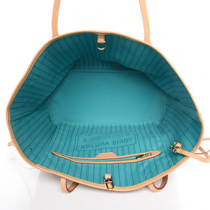 Louis Vuitton Monogram V Neverfull MM Turquoise 7 of 17