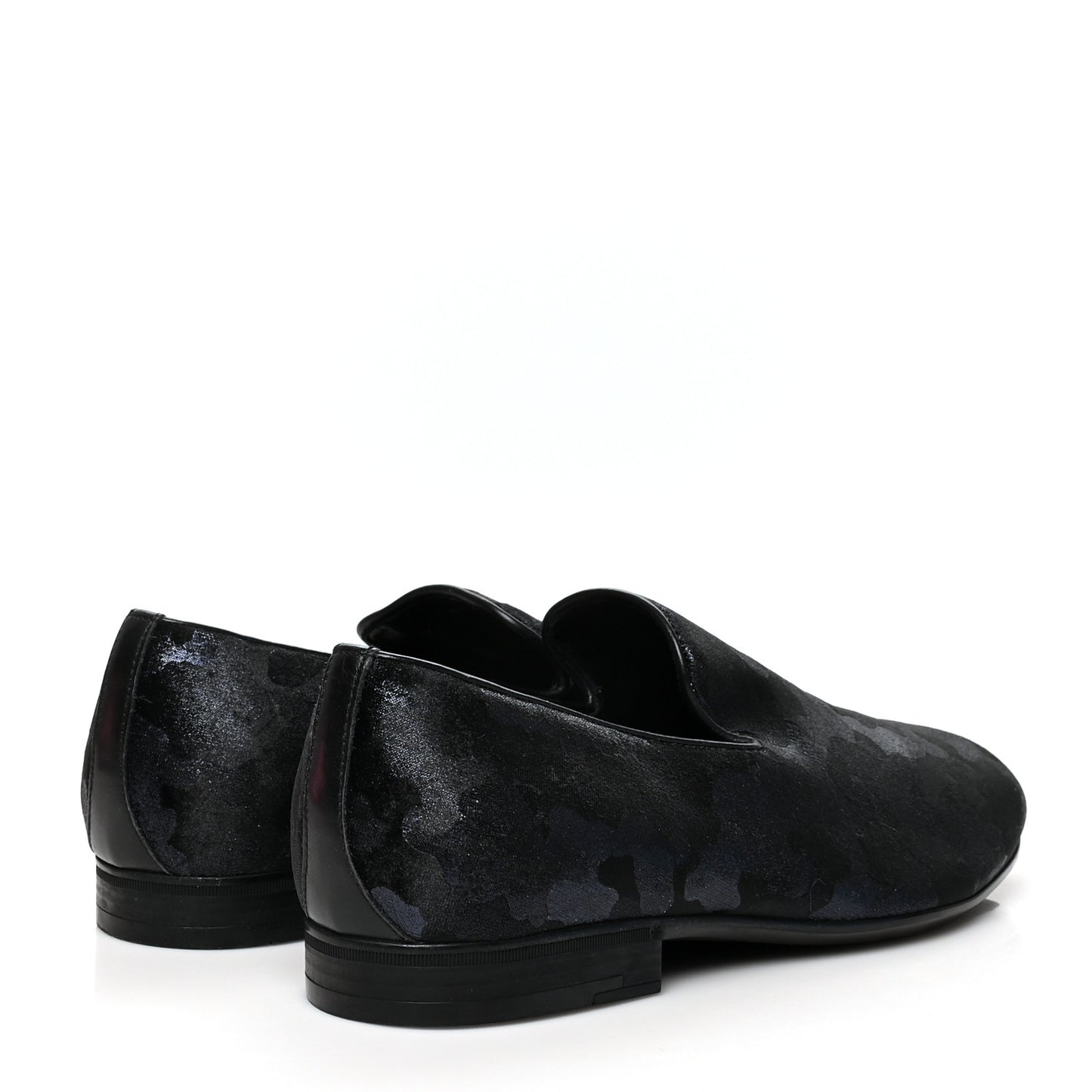 Mens Glitter Velvet Sloane Loafers 43 Black