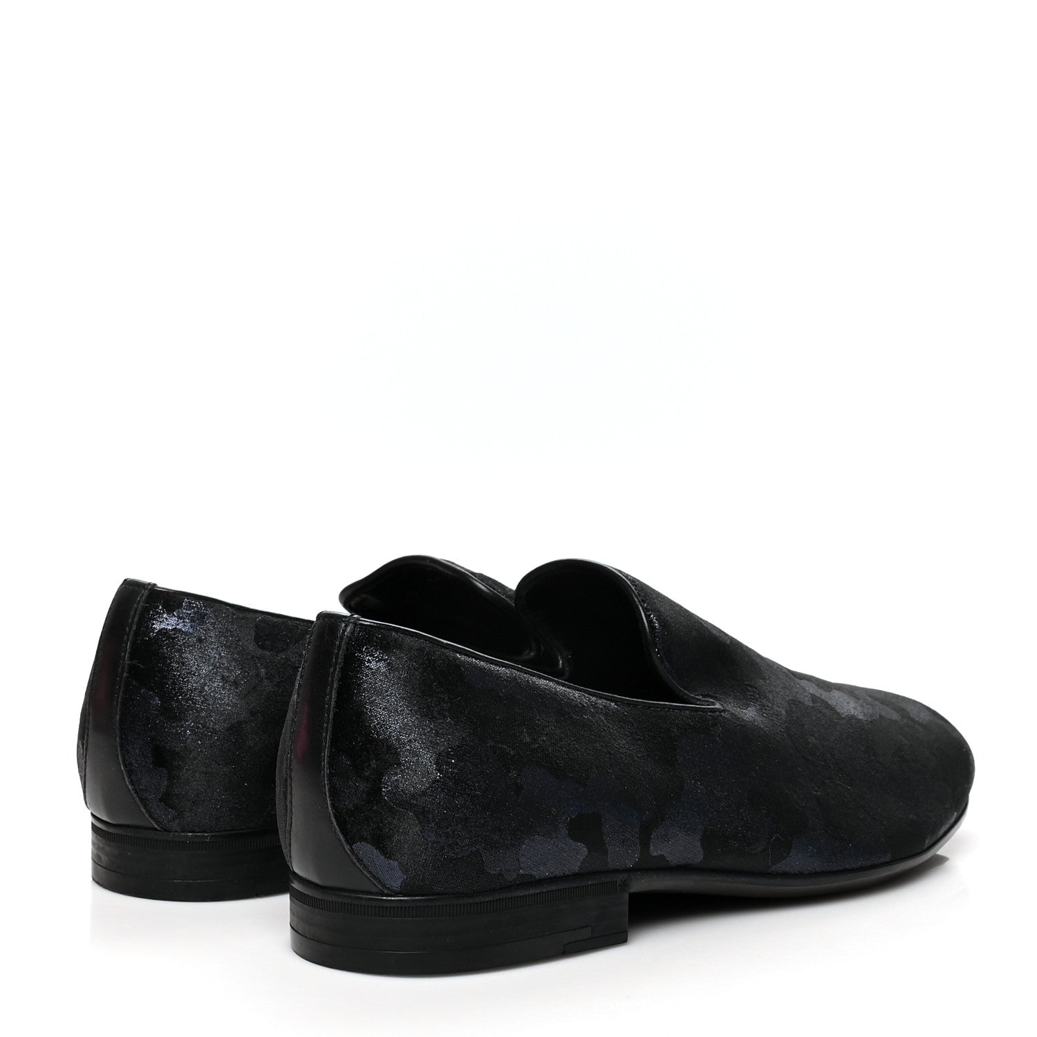 Jimmy Choo Mens Glitter Velvet Sloane Loafers 43 Black 4 of 8