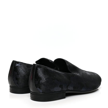 Jimmy Choo Mens Glitter Velvet Sloane Loafers 43 Black 4 of 8