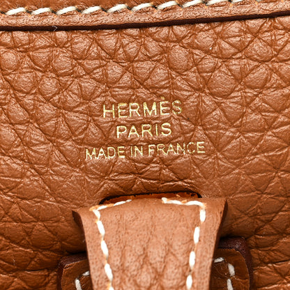 Hermes Taurillon Clemence Amazone Evelyne TPM Gold 6 of 10