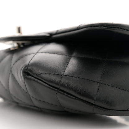 Chanel Calfskin Quilted CC Uniform Flap Belt Bag Black 10 of 10
