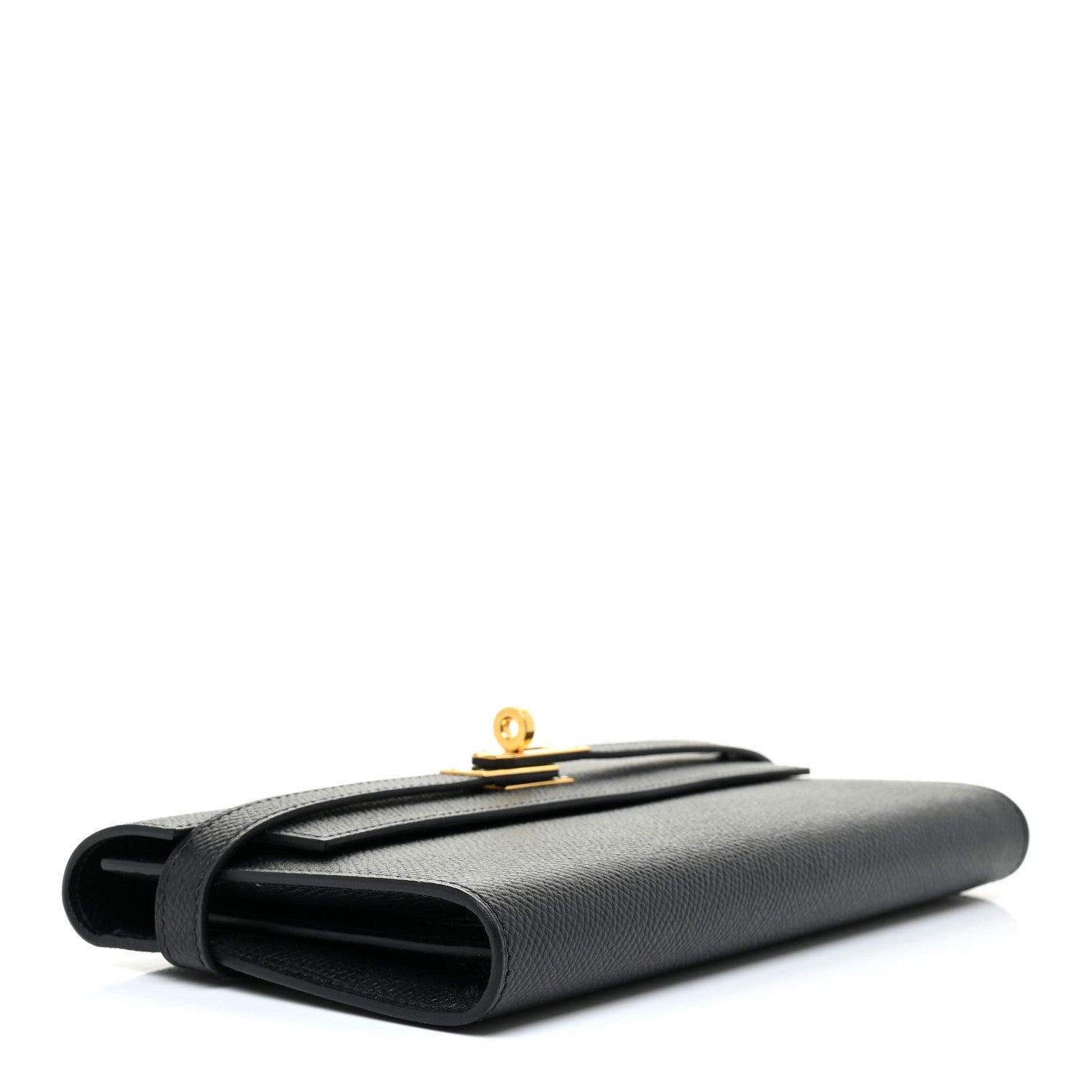 Hermes Epsom Kelly Longue Wallet Black 3 of 11