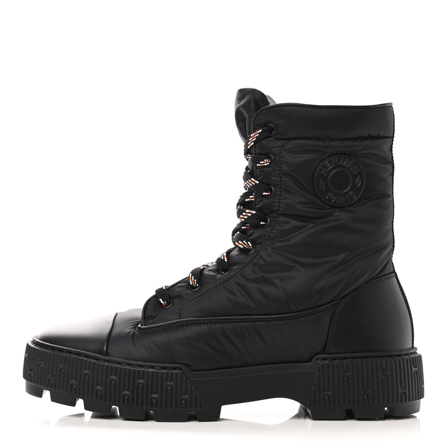 Hermes Calfskin Parachute Fresh Ankle Boots 41 Black 1 of 9