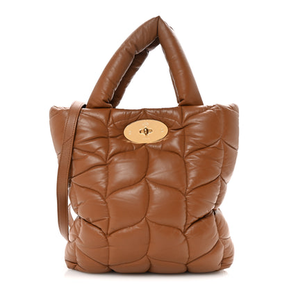 Mulberry Nappa Pillow Quilted Big Softie Tote Tobacco Brown 1 of 9