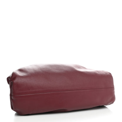Bottega Veneta Smooth Butter Calf The Pouch Oversized Clutch Bordeaux 4 of 8